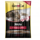 GimCat Sticks ласощі для котів, палички з Птицею і печінкою (4шт)