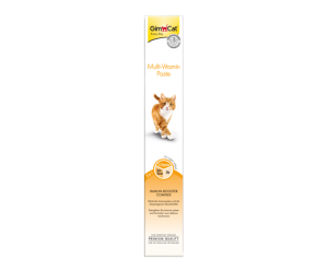 GimCat Multi-Vitamin Paste 100гр вітамінізовані ласощі для котів 12 вітамінів Омега 3 та 6
