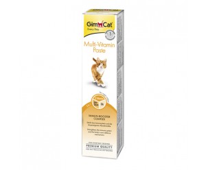GimCat Multi-Vitamin Paste 200гр  вітамінізовані ласощі для котів 12 вітамінів Омега 3 та 6