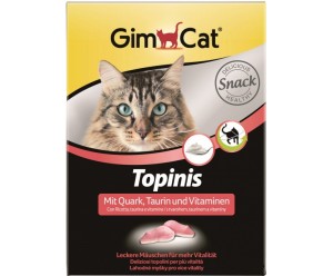 GimCat Topinis вітаміни для котів з Сиром, для покращення травлення 190 мишок
