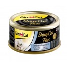 GimCat Shiny Cat Filet Вологий корм шматочки Тунця та анчоуси в бульйоні 70 гр