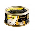 GimCat Shiny Cat Filet Вологий корм шматочки Курки та Манго в бульйоні 70 гр