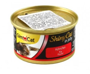 GimCat Shiny Cat in jelly Вологий корм для кішок Куряче філе в желе 70 гр