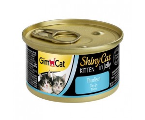 GimCat Shiny Cat Kitten, Вологий корм для кошенят з Тунцем 70 гр