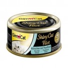GimCat Shiny Cat Filet, Вологий корм для котів з Куркою та Тунцем 70гр