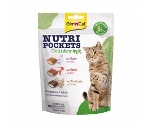GimCat Nutri Pockets Country Mix Вітамінні ласощі для котів  Кантрі мікс