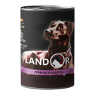 Landor (Ландор) Senior All Breed Lamb&Rabbit, вологий корм для похилих собак з Ягням та Кроликом