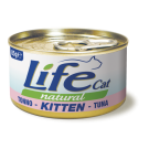 Life cat вологий корм для кошенят, з Тунцем, банка 85 грам
