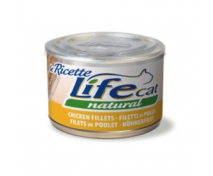 Life cat вологий корм для котів, з Курячим філе, банка 150 грам