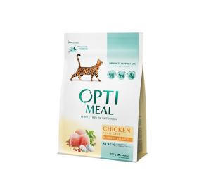 OPTIMEAL Nutrient Balance Chicken, сухий корм для котів з Куркою