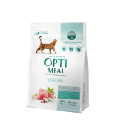OPTIMEAL Sterilized Turkey and Oat, сухий корм для стерилізованих кішок, кастрованих котів з Індичкою та овсом 10кг.