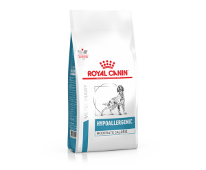 ROYAL CANIN Veterinary Diet Canine Hypoallergenic Moderate Calorie Dog дієта для собак похилого віку, кастрованих та собак із надмірною вагою
