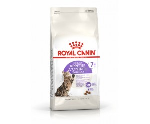 ROYAL CANIN Sterilised 7 + Appetite Control -сухий корм для стерилізованих/кастрованих котів та кішок віком від 7 до 12 років з підвищеним рівнем споживанням їжі.