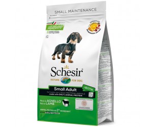 Schesir Dog Small Adult Lamb, Сухий монопротеїновий корм для собак з Ягням