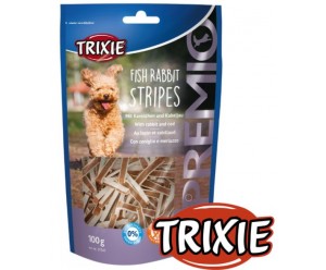 Trixie TX-31547 PREMIO Fish Rabbit Stripes 100гр Ласощі з Кроликом та Тріскою