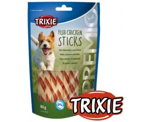 Trixie TX-31747 PREMIO Fish Chicken Sticks 80гр ласощі для собак з Куркою та Рибою