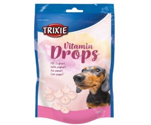 Trixie TX-6023 Vitamin Drops 75гр Вітамінізовані ласощі для собак з Йогуртом