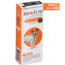 Bravecto таблетка проти бліх та кліщів для собак вагою від 4,5 до 10кг.