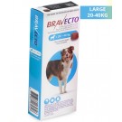 Bravecto таблетка проти бліх та кліщів для собак вагою від 20 до 40кг.