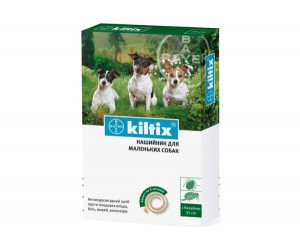 Bayer Kiltix КІЛТІКС нашийник від бліх та кліщів для малих собак  35см.