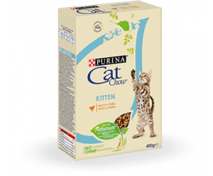 Purina Сat Chow Kitten, сухий корм для кошенят з Куркою 
