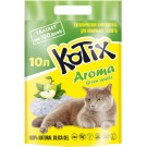 Kotix (котікс) силікагелевий наповнювач 10л. Aroma Green Apple