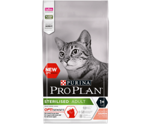 Purina Pro Plan Sterilised Cat Adult Sterilised Salmon сухий повнораціонний корм для стерилізованих кішок, та кастрованих котів з Лососем