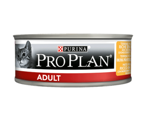 Purina Pro Plan Вологий корм для котів з Куркою. Шматочки в паштеті 85гр
