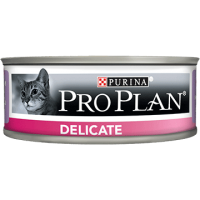 Purina Pro Plan Delicate  Вологий корм для котів. Паштет з Індичкою (банка)