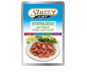 Stuzzy Cat Sterilized (пауч) вологий корм для стерилизованих котівз Куркою в желе
