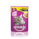 Whiskas вологий корм для похилих котів 7+ з Куркою в соусі 100гр