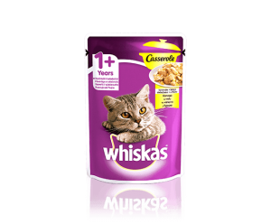 Whiskas Casserole вологий корм для котів з Куркою в желе 85гр