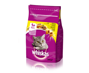 Whiskas сухий корм для котiв з Куркою 