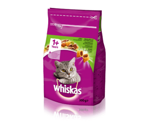 Whiskas сухий корм для котiв з Ягням 