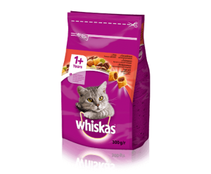Whiskas сухий корм для котiв з Яловичиною 