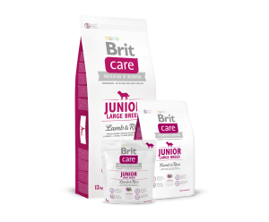 Brit Care Junior Large Breed Lamb & Rice, корм для цуценят великих порід