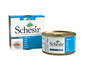 Schesir cat, вологий корм для котів з тунцем 85 гр(банка)