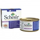 Schesir cat, вологий корм для котів з тунцем, анчоусами та рисом 85гр(банка)